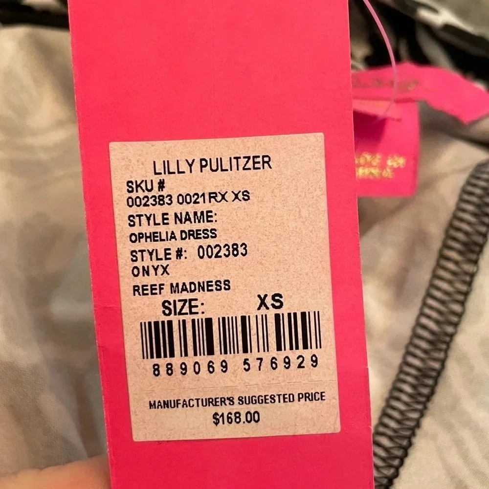 NWT Lilly Pulitzer Ophelia Dress in Onyx Reef Madness